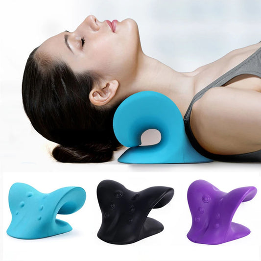 Cervical Spine Alignment Traction Pillow for Neck Pain Relief