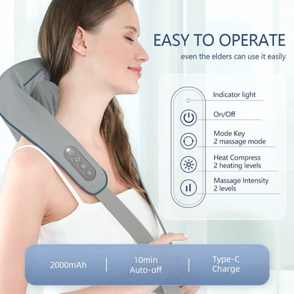 Wireless Neck and Back Massager